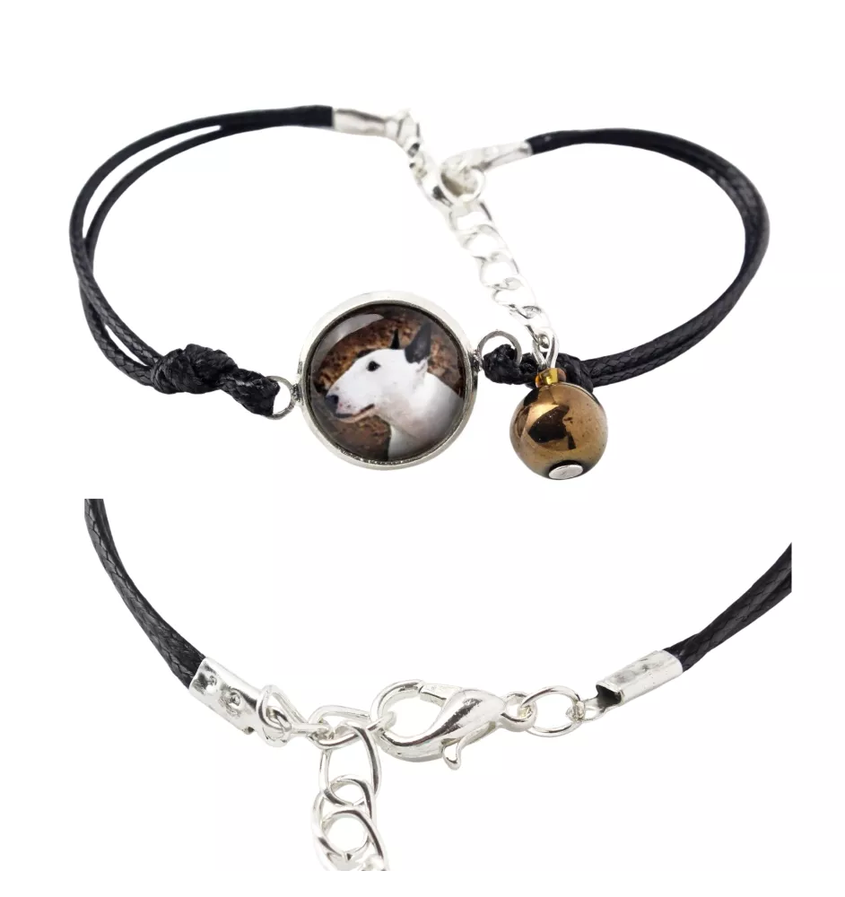 Bull Terrier, Bullterrier - Armband in einer Schachtel mit Ihrem Foto, femininer Schmuck, ein ausgezeichnetes Geschenk der Marke Art-Dog.