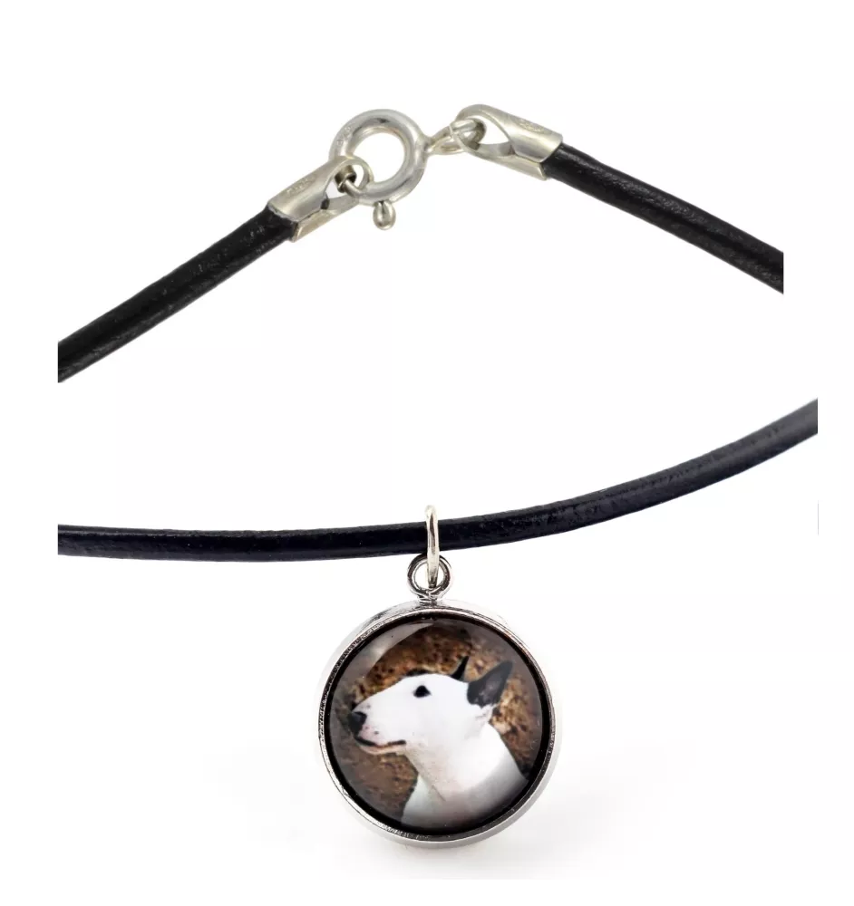 Bull Terrier, Bully - necklace in a box, elegant decoration, pendant from the Art-Dog brand