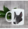 Bull Terrier - tasse avec une photo et un motif de chien géométrique Art-Dog