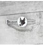 Bull Terrier, Bully - geometric tie clip with a picture and inscription from Art-Dog