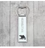 Bull Terrier, Bully - bottle opener with a picture and inscription for beer by Art-Dog