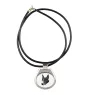 Bull Terrier - collier avec une photo et un motif géométrique de la marque Art-Dog