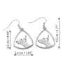 Bull Terrier - boucles d'oreilles avec chien, boucles d'oreilles pendantes avec photo, bijoux personnalisés avec impression de la marque Art-Dog