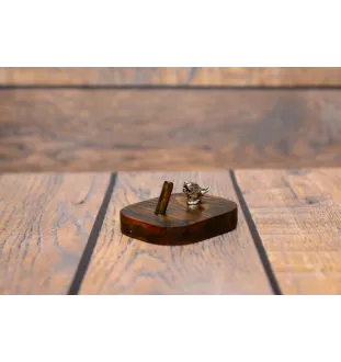 Bull Terrier, Bully I - leash hanger, medal hanger with dog, key hook from Art-Dog brand