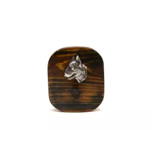 Bull Terrier, Bully II - leash hanger, medal hanger with dog, key hook from Art-Dog brand