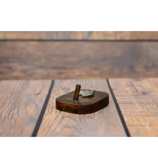 Bulterier wieszak drewniany pojedynczy Art-Dog