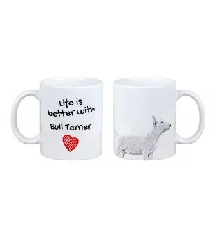 Bull Terrier, Bully - cup with a dog, cup with a photo, personalized gift from the Art-Dog brand