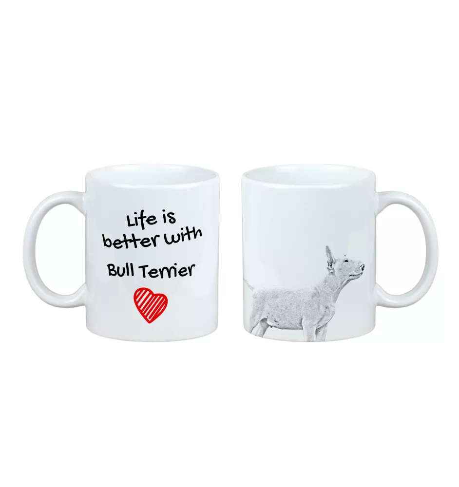 Bull Terrier - tasse avec chien, tasse avec photo, cadeau personnalisé de la marque Art-Dog