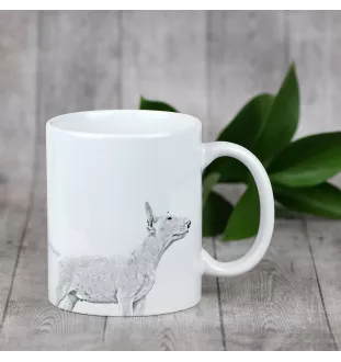 Bull Terrier, Bullterrier - Tasse mit Hund, Tasse mit Bild, personalisiertes Geschenk der Marke Art-Dog