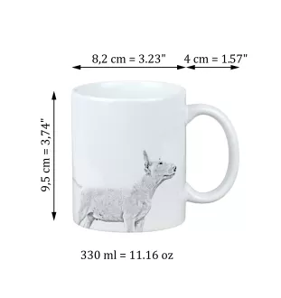 Bull Terrier, Bully - cup with a dog, cute cup with graphics, a gift with your photo from the Art-Dog brand