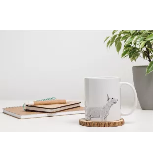 Bull Terrier, Bully - cup with a dog, cute cup with graphics, a gift with your photo from the Art-Dog brand