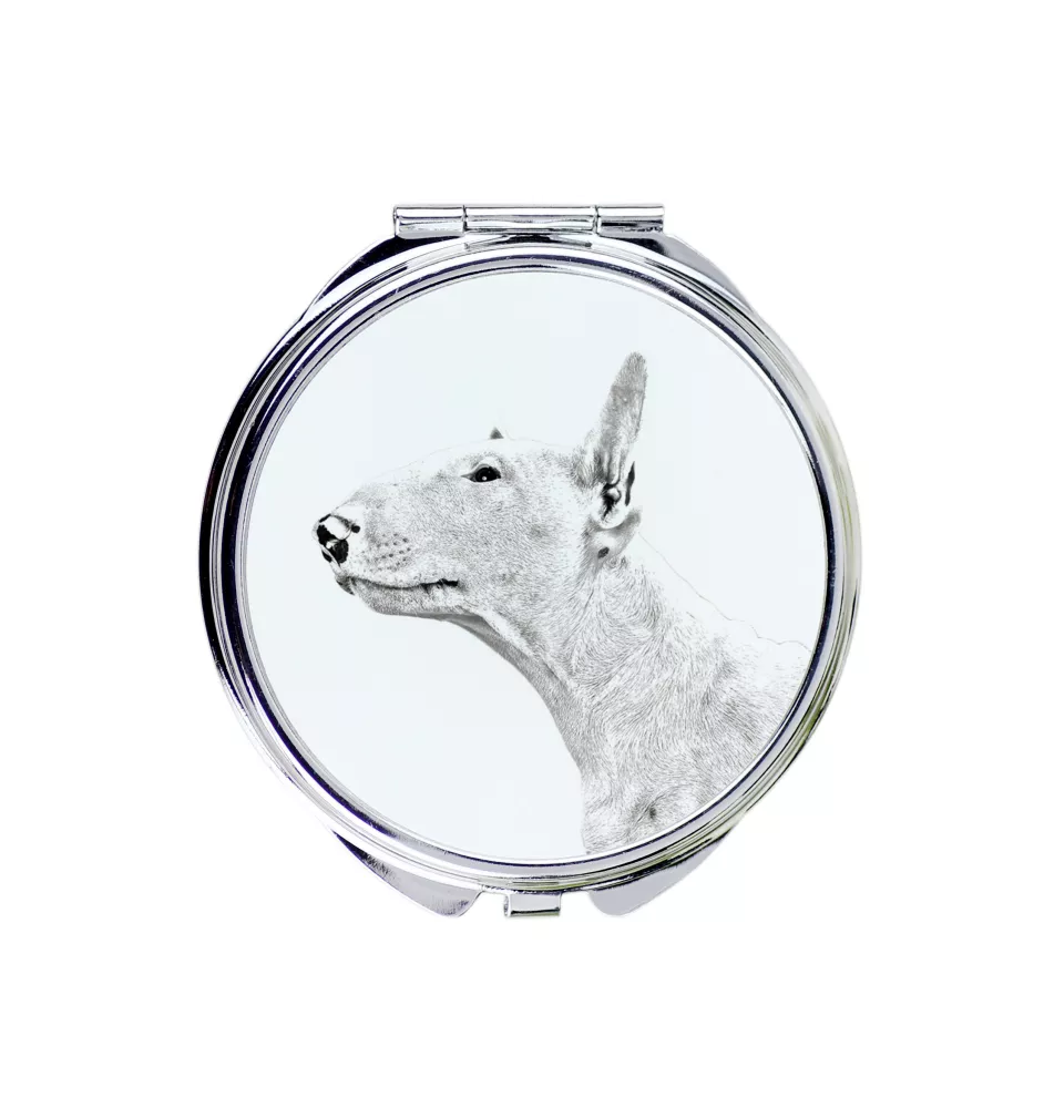 Bulterier lusterko ze zdjęciem psa Art-Dog