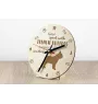 French Bulldog, Frenchie - clock with a dog, wooden clock, wall clock for dog lovers, clock for desk and shelf, Art-Dog