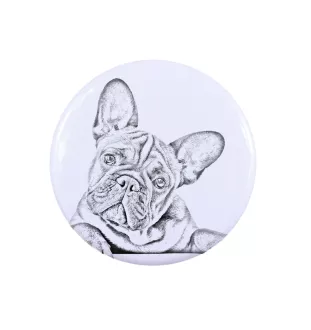 Bouledogue français - badge avec votre chien, ajoutez votre propre photo, marque Art-Dog