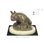 Buldog francuski I statuetka na piaskowym kamieniu Art-Dog
