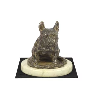 Buldog francuski II statuetka na piaskowym kamieniu Art-Dog