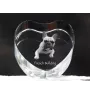 Buldog francuski serce kryształowe z psem Art-Dog