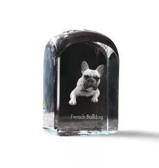 Buldog francuski kryształ pieczątka pięczątka z psem Art-Dog