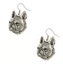 French Bulldog, Frenchie II - hanging earrings with dogs, charming jewelry for a dog mom, a gift for a girl from the Art-Dog brand