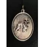 French Bulldog, Frenchie I - necklace with a dog, pendant for a dog mom, unique jewelry from the Art-Dog brand
