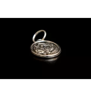 Bouledogue français II - collier avec chien, pendentif pour maman de chien, bijoux uniques de la marque Art-Dog