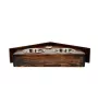 French Bulldog, Frenchie II - wooden stand with bowls for a dog, decorative dog bowls, a gift for adopting a dog from the Art-Dog brand