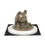 Buldog francuski I statuetka na jasnym kamieniu Art-Dog