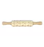 French Bulldog, Frenchie - small rolling pin with a dog, patterned dough roller, gadget for ceramicists from the Art-Dog brand