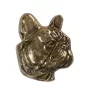 French Bulldog, Frenchie - bas-relief of a dog, small decoration, realistic plaque with the Art-Dog brand