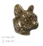 Buldog francuski plakietka z zimnego brązu Art-Dog