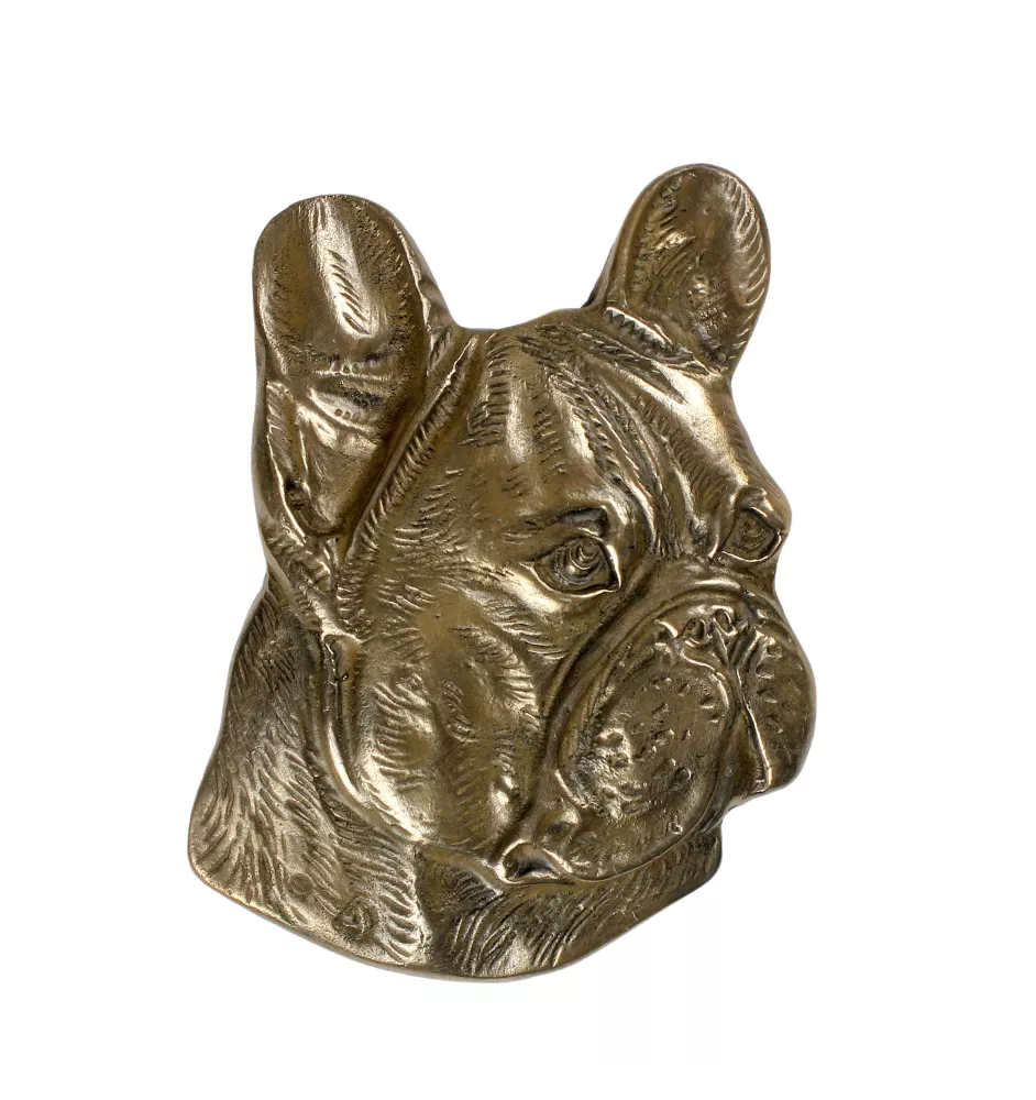 Bouledogue français I - plaque commémorative avec chien, remerciement personnalisé, récompense, diplôme avec dédicace de la marque Art-Dog