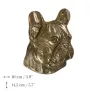 Bouledogue français I - plaque commémorative avec chien, remerciement personnalisé, récompense, diplôme avec dédicace de la marque Art-Dog