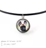 Bouledogue français - ensemble de bijoux dans une boîte, collier, boucles d'oreilles, bracelet, produits de la marque Art-Dog