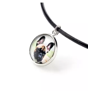 Französische Bulldogge - Schmuckset mit Ihrem Foto, handgefertigtes Set, Armband und Halskette von Art.-Dog.