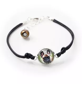 French Bulldog, Frenchie - a set of jewelry with your photo, a woman's ornament, handmade item, a product made with passion for creating the Art-Dog brand.