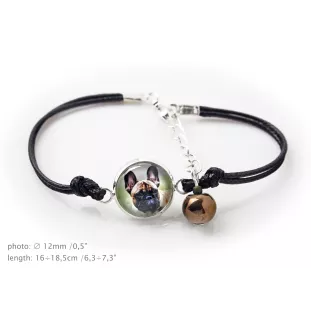 Bouledogue français - bracelet dans une boîte avec votre photo, bijoux féminins, cadeau parfait de la marque Art-Dog