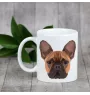 Französische Bulldogge - Becher mit einem Bild und dem Schriftzug geometrischer Hund Art-Dog