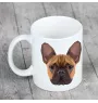 Französische Bulldogge - Becher mit einem Bild und dem Schriftzug geometrischer Hund Art-Dog