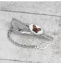 French Bulldog, Frenchie - geometric tie clip with a picture and inscription from Art-Dog