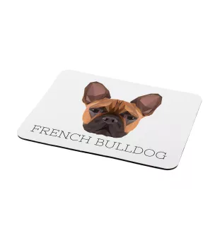 Buldog francuski podkładka geometryczny Art-Dog