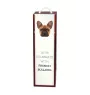 Bouledogue français - une boîte géométrique avec une photo et un texte pour le vin de la marque Art-Dog