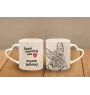 French Bulldog, Frenchie - cup with a dog, adorable cup with a heart-shaped handle, universal gift from the Art-Dog brand
