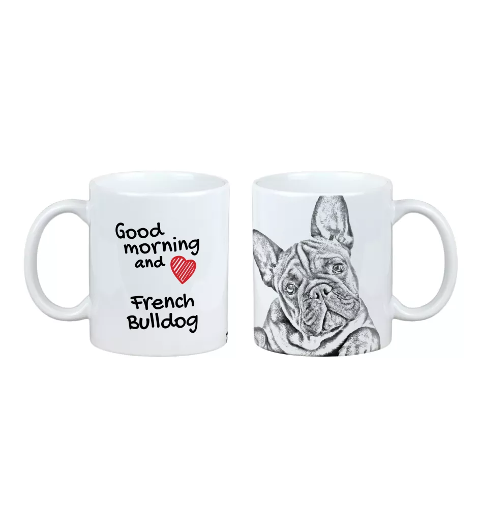 Französische Bulldogge - Tasse mit Hund, Tasse mit Bild, personalisiertes Geschenk der Marke Art-Dog