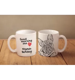 Französische Bulldogge - Tasse mit Hund, Tasse mit Bild, personalisiertes Geschenk der Marke Art-Dog