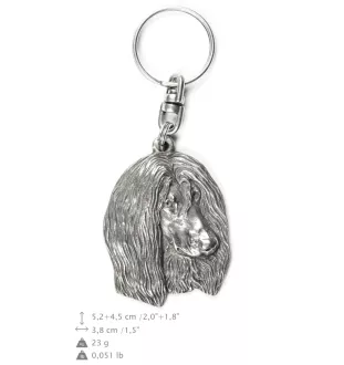 Chart afgański II brelok do kluczy posrebrzany Art-Dog