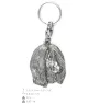 Afghan Hound, Tazi II - Silver-plated pendant with a dog in a decorative box, handbag decoration, backpack pendant by Art-Dog brand