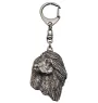 Afghan Hound, Tazi I - Silver-plated key ring with a dog in a gift box, handbag decoration, backpack pendant by Art-Dog brand