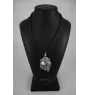 Levrier afghan, Tazi I - collier avec un chien, pendentif en plaqué argent pour les fans de chiens, bijoux uniques de la marque Art-Dog