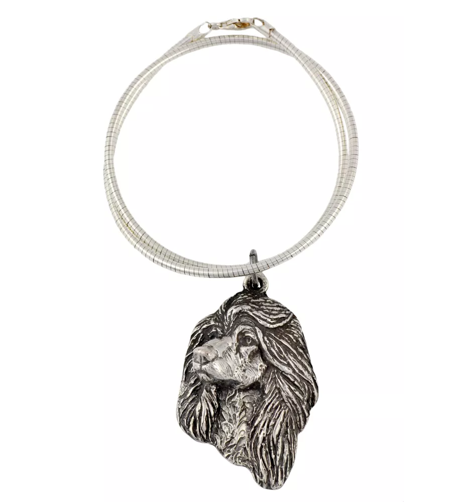 Afghan Hound, Tazi I - Dog necklace, unique jewellery for the dog fan, unique adder pendant by Art-Dog brand
