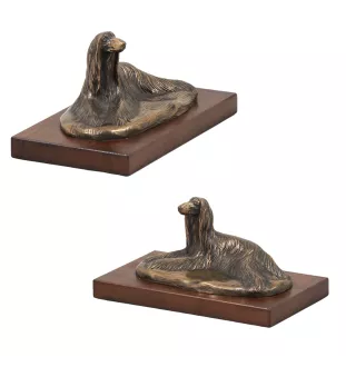 Afghanischer Windhund, Afghane - Hundestatue, Figur für Büro, Trophäe für Hundeausstellung von Art-Dog brand